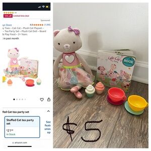 Cali Cat yea party set and book!